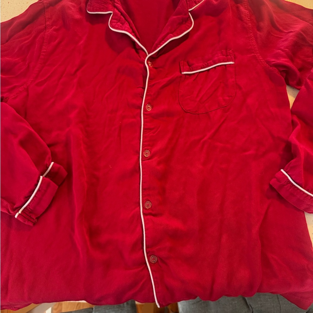 Red Envelope 🧧 Super Soft Cherry 🍒 Red Bamboo Pajamas! Size Small